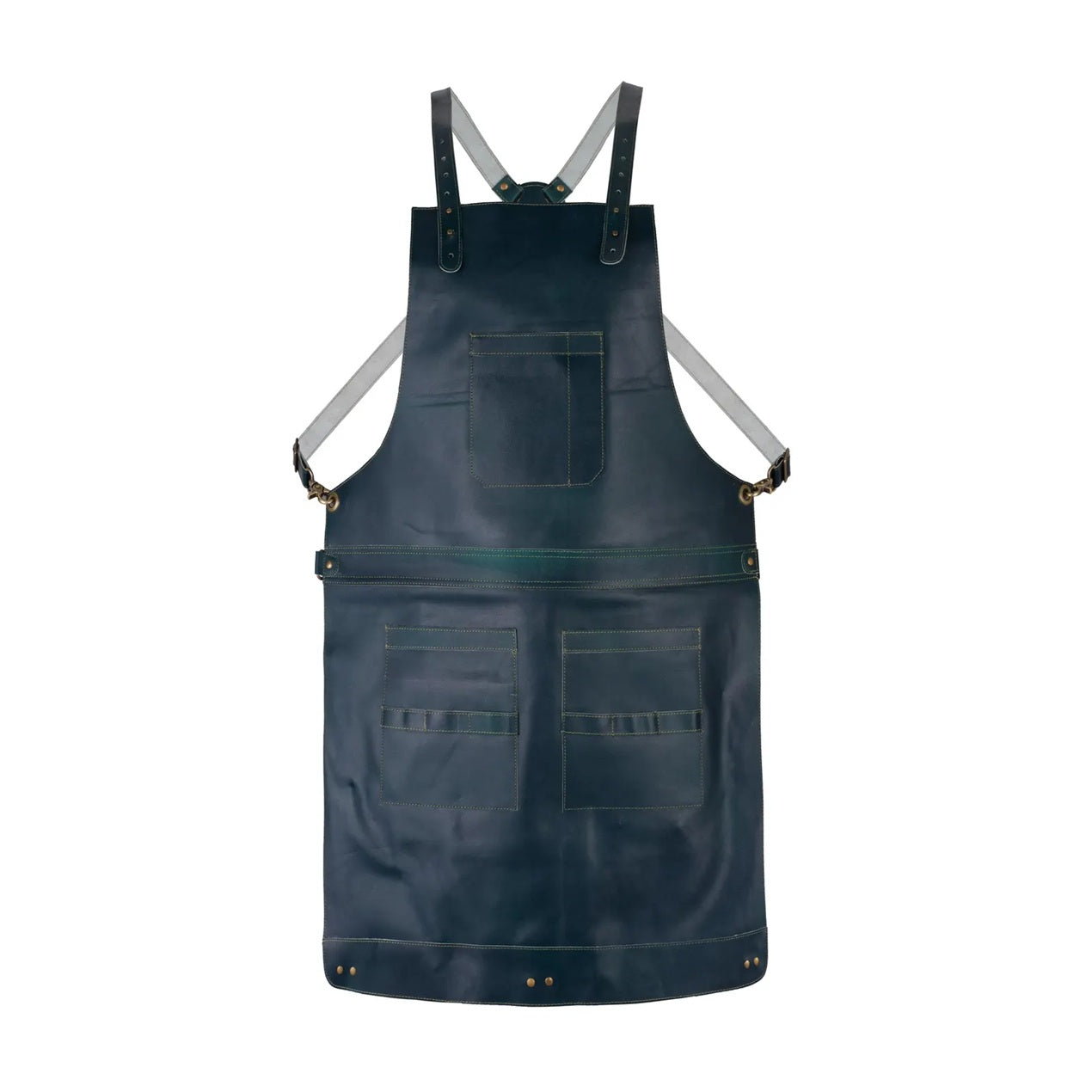 The Bedfordshire Full Grain Handmade Crossbody Leather apron