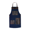 The Essex Full Grain Handmade Brown Leather Pocket Canvas Apron