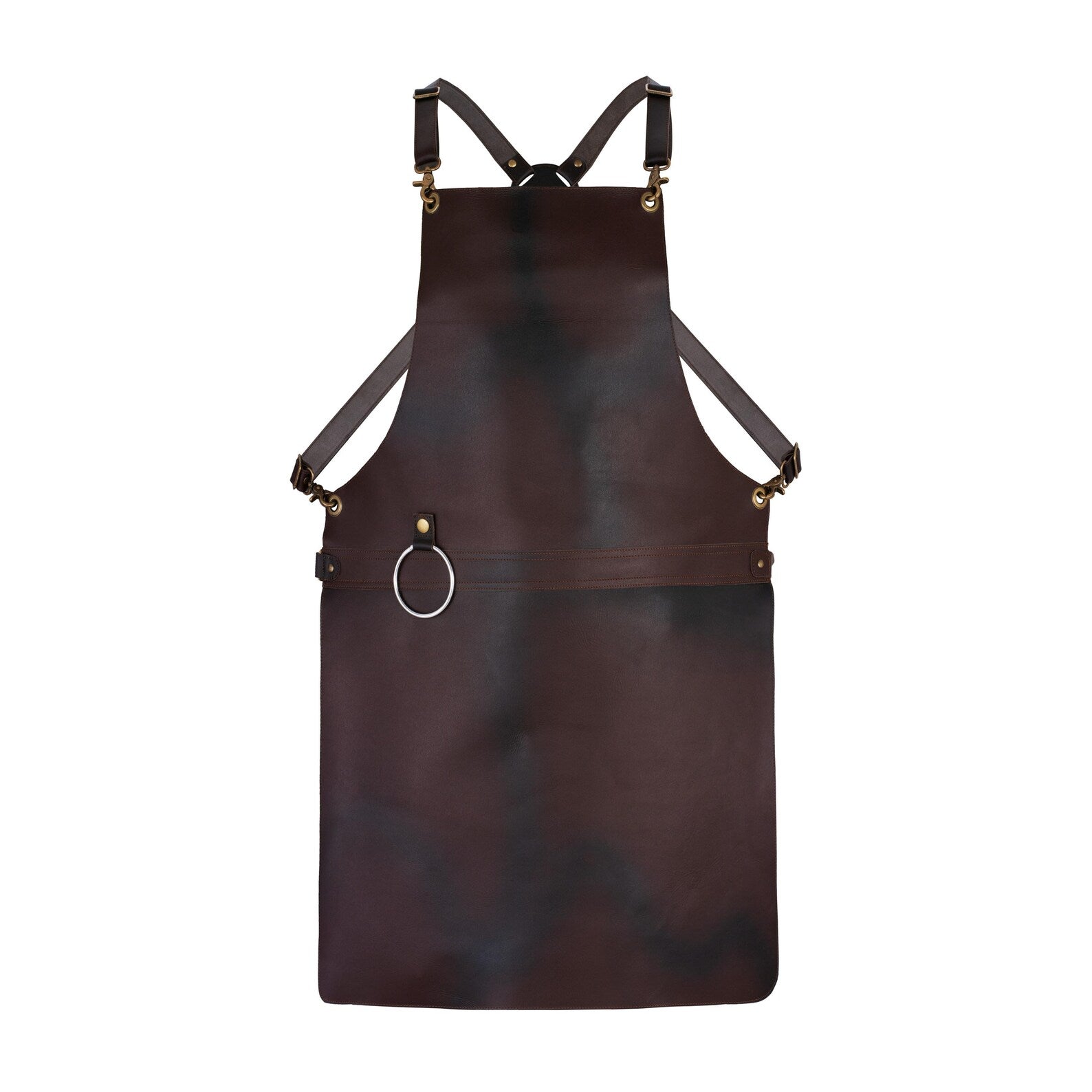 The Isle of Weight Full Grain Leather Without Pockets Apron