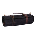 The Cheshire Waxed Canvas Leather 9 Pocket Handmade Chef Roll