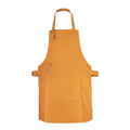 Tyne and Wear Washable Mustard Canvas apron with adjustable neck strap
