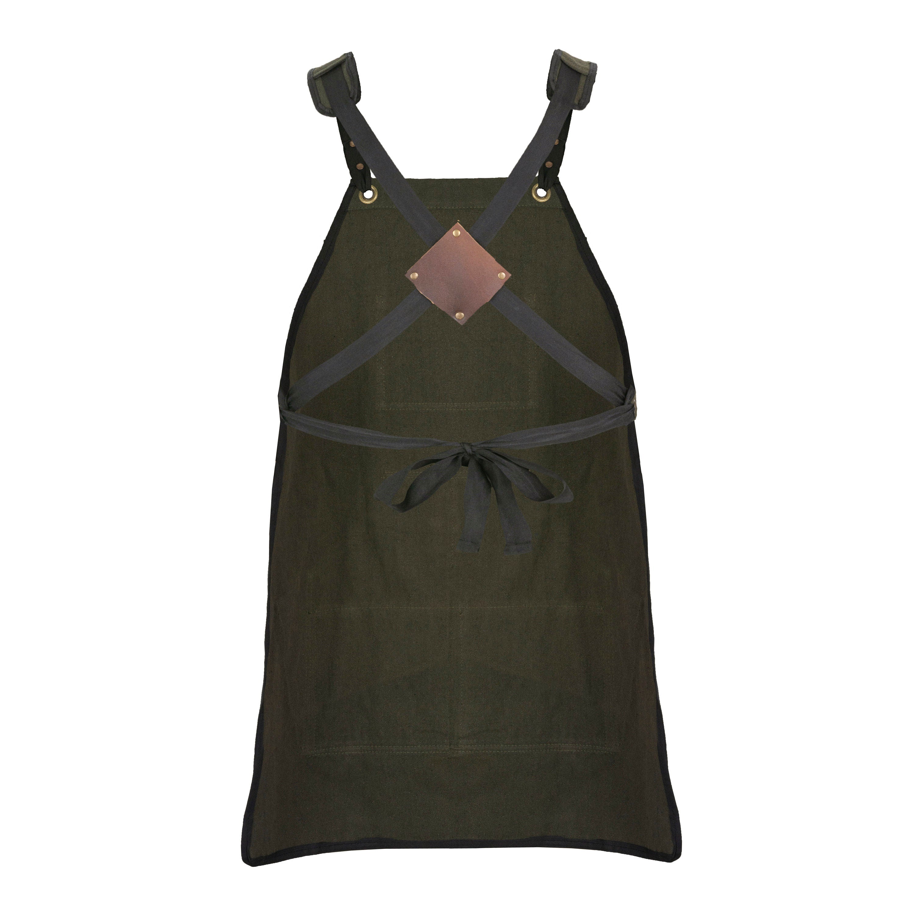 The West Yorkshire Olive Green Canvas Apron